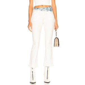 MOTHER SUPERIOR Denim The Dutchie Ankle Dante's Garden Jeans Size 26